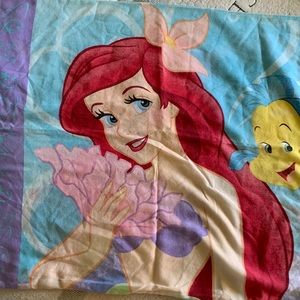Little Mermaid pilliow case it is wore